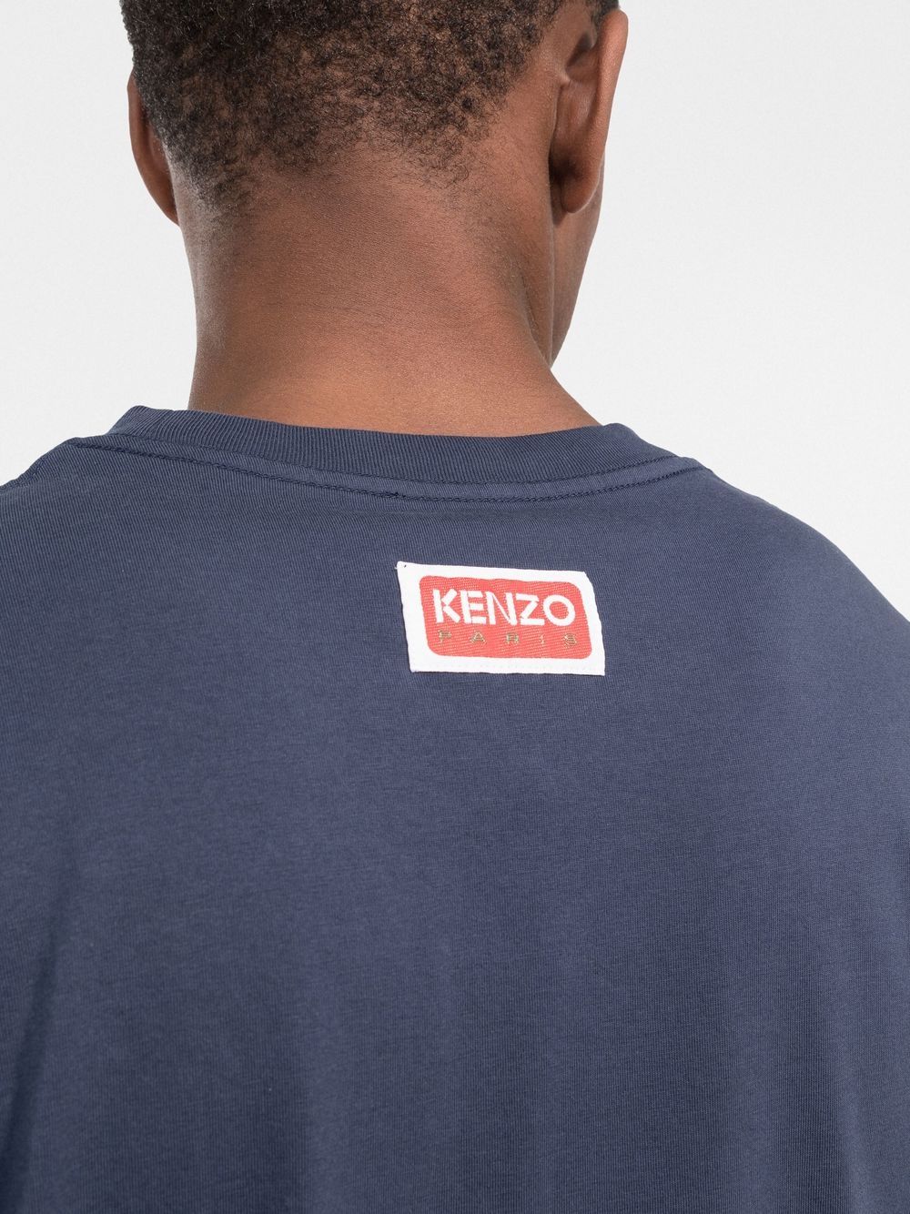 KENZO Boke Flower T-Shirt Navy - MAISONDEFASHION.COM