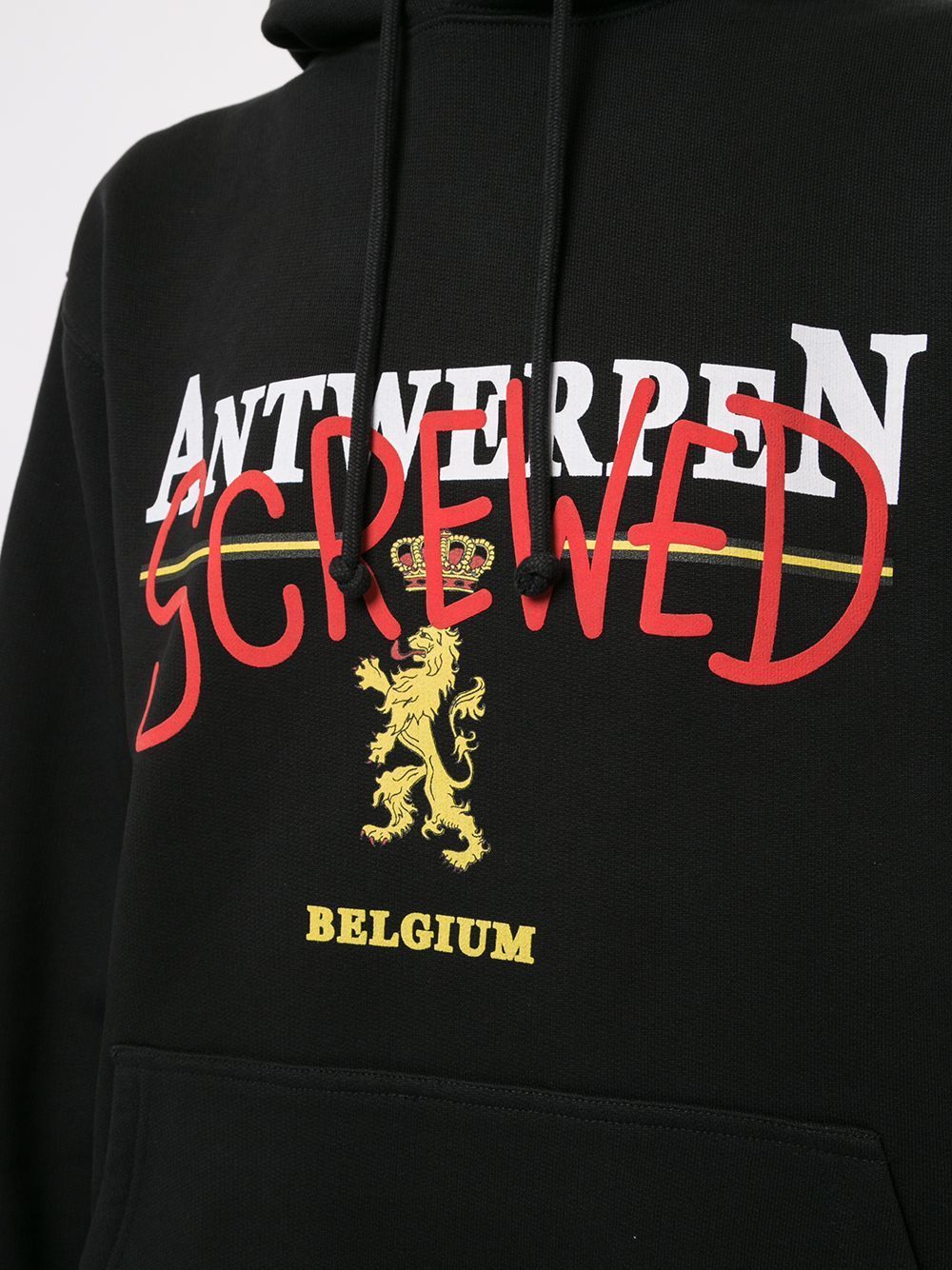 VETEMENTS Antwerp Screwed Hoodie Black – MAISONDEFASHION.COM