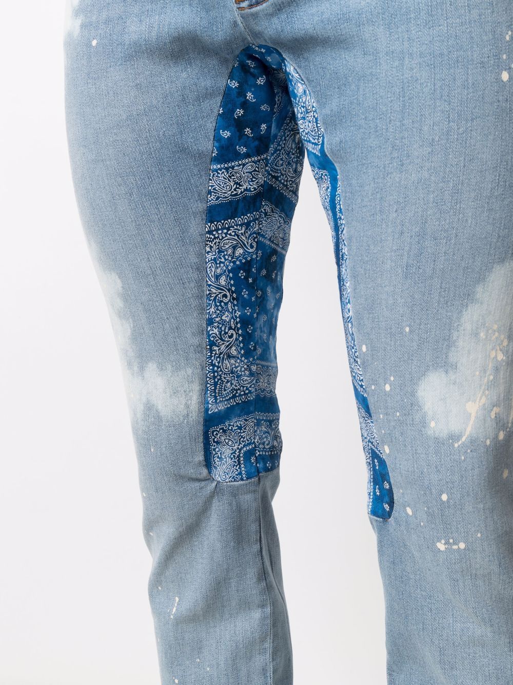 ALCHEMIST Distressed-effect denim jeans Blue - MAISONDEFASHION.COM