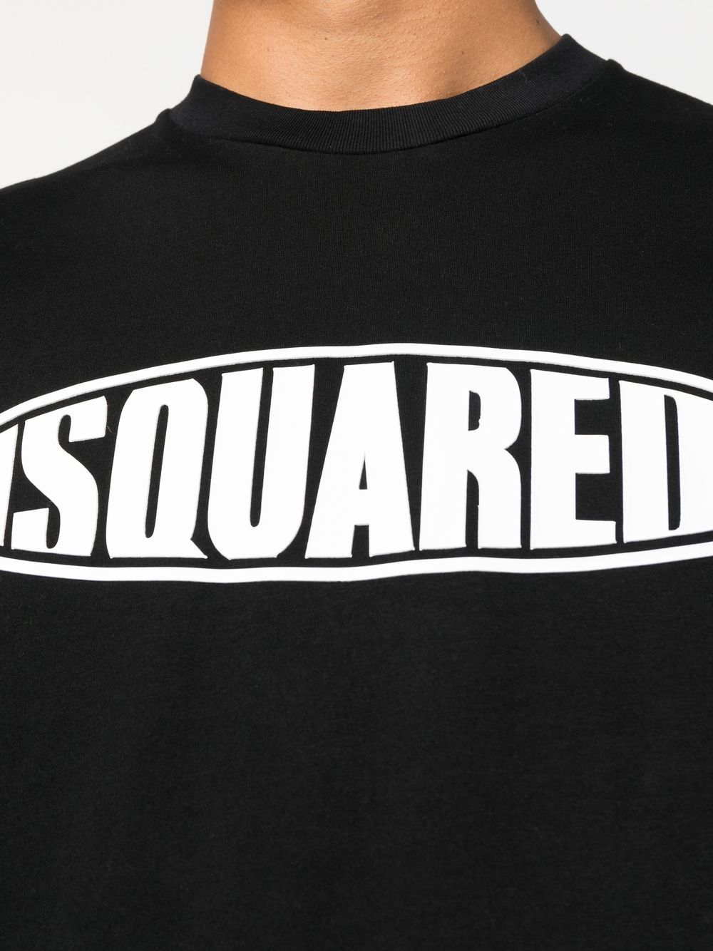 DSQUARED2 D2 Surf Board Logo T-Shirt Black – MAISONDEFASHION.COM
