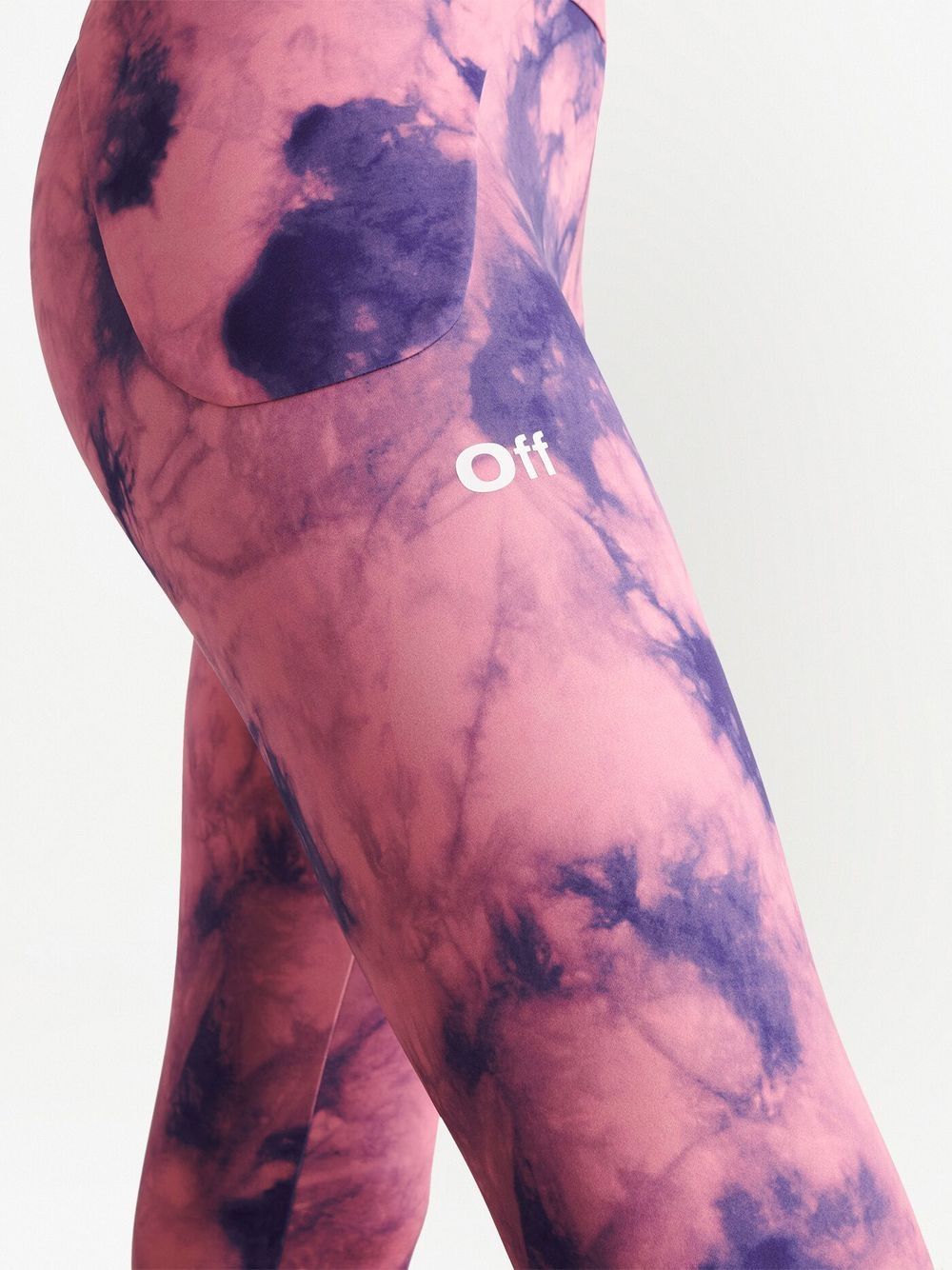 OFF-WHITE WOMEN Tie Dye Leggings Pink/Blue - MAISONDEFASHION.COM