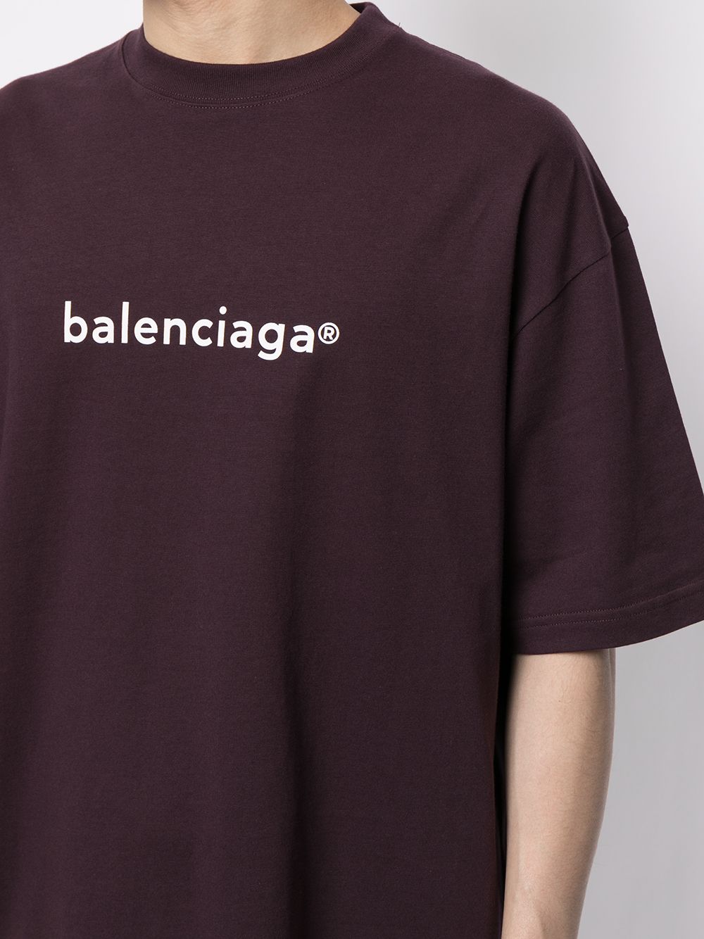 Balenciaga hot sale copyright tee