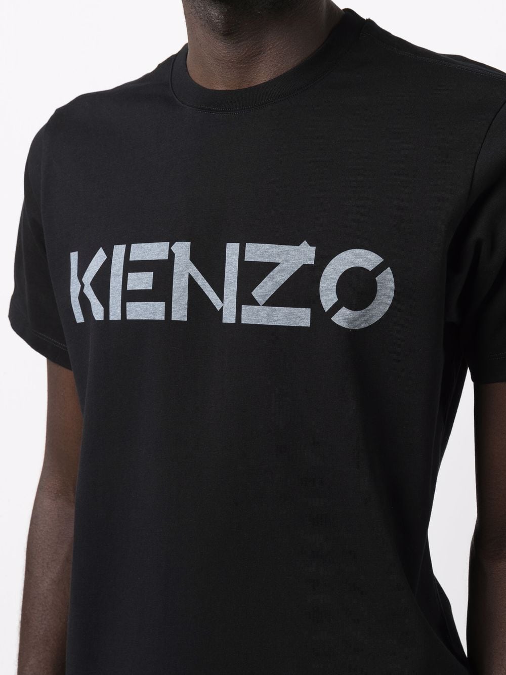 KENZO Logo Print T-Shirt - MAISONDEFASHION.COM