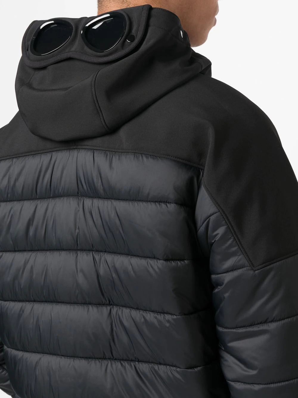 C.P. COMPANY Shell-R Mixed Goggle Jacket Black – MAISONDEFASHION.COM