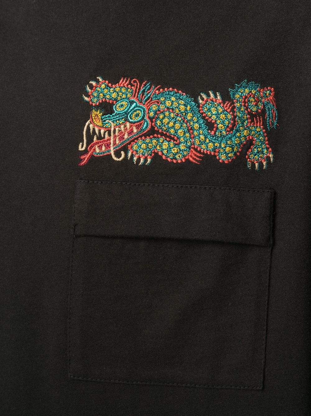 MAHARISHI Liberty Dragon Long Sleeve T-Shirt Black - Maison De Fashion 