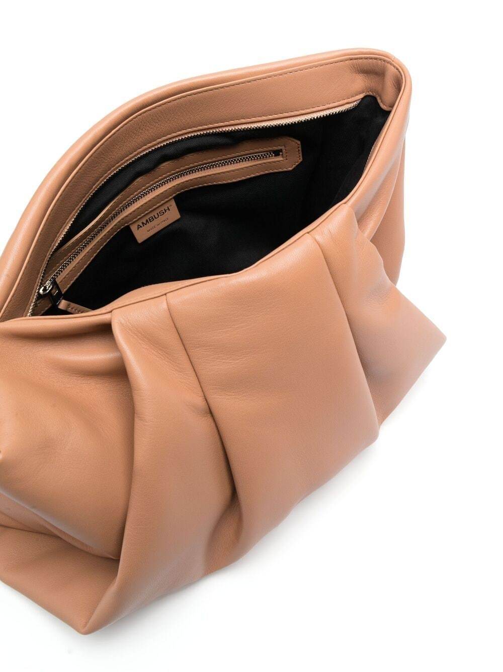 AMBUSH Maxi Wrap Clutch Bag Beige - MAISONDEFASHION.COM