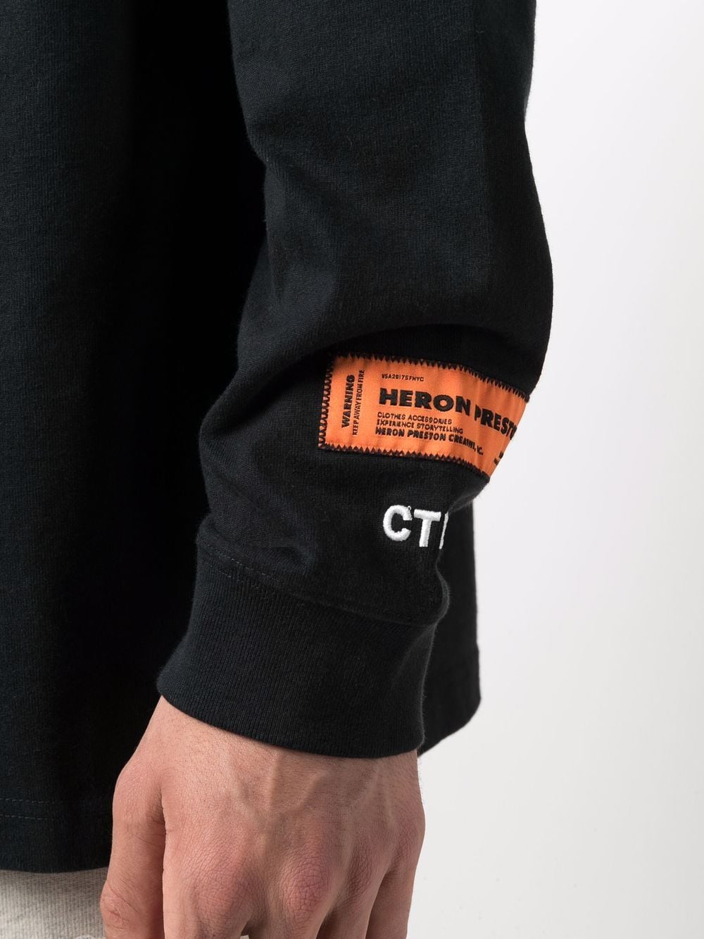 HERON PRESTON CTNMB Roll Neck Top Black - MAISONDEFASHION.COM