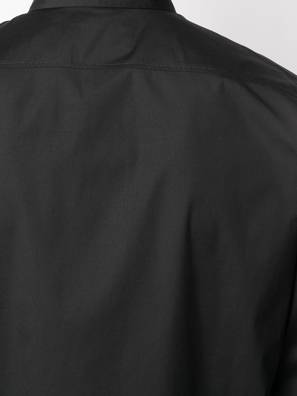 DSQUARED2 Logo Plaque Shirt Black - MAISONDEFASHION.COM