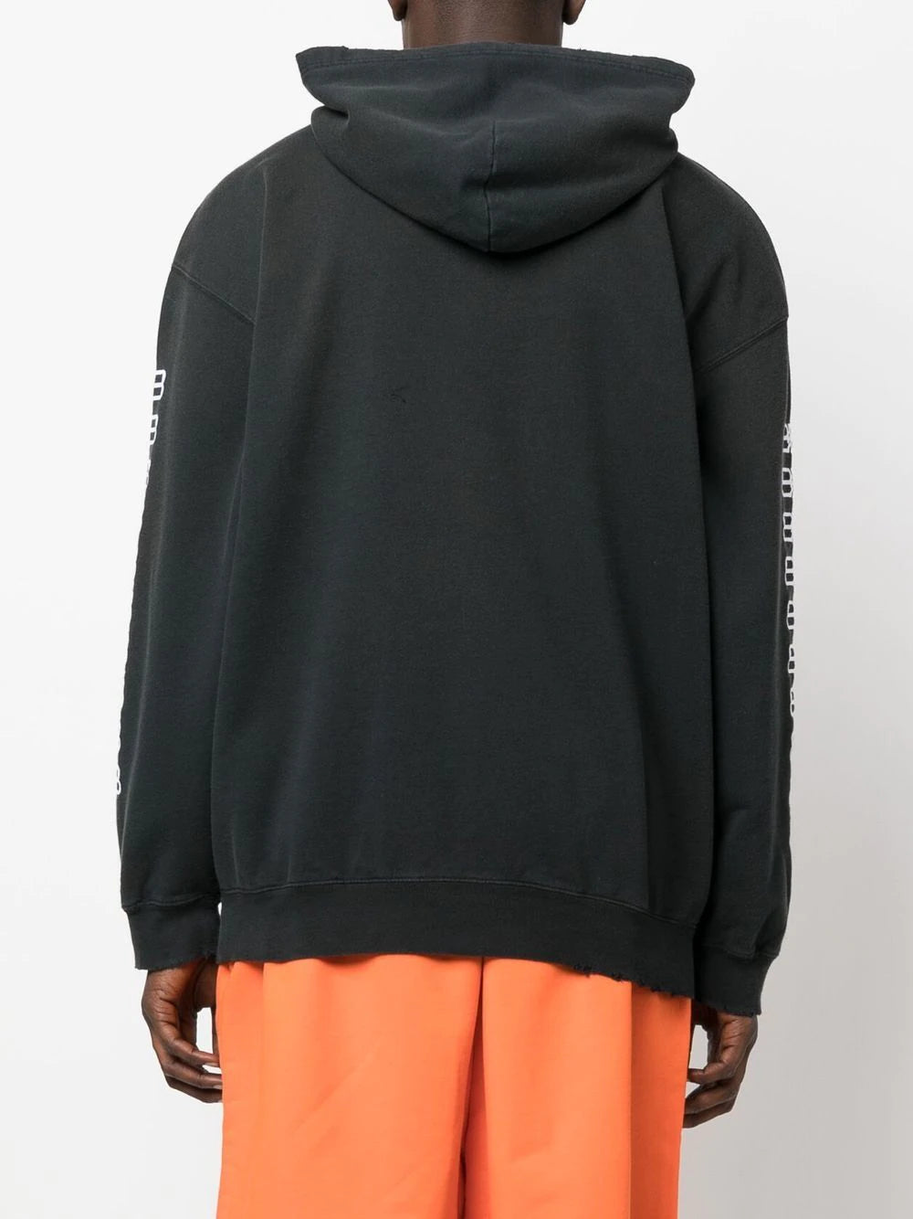 BALENCIAGA BB Paris Logo Hoodie Black - MAISONDEFASHION.COM