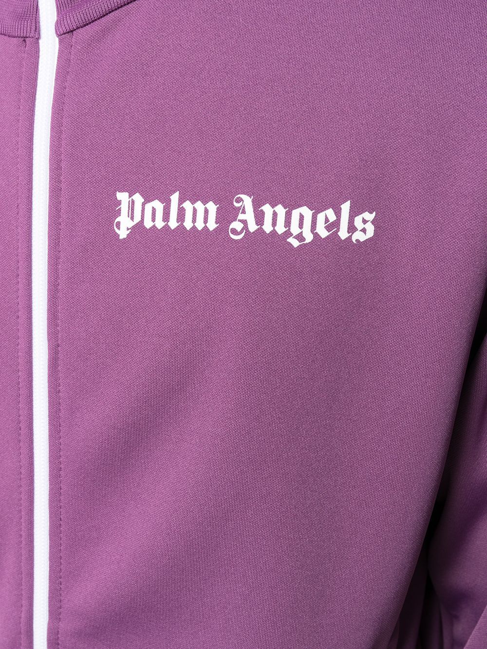 PALM ANGELS Logo Track Jacket Purple - Maison De Fashion 