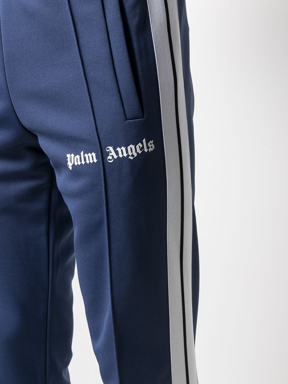 PALM ANGELS track pants black/white Maison De Fashion