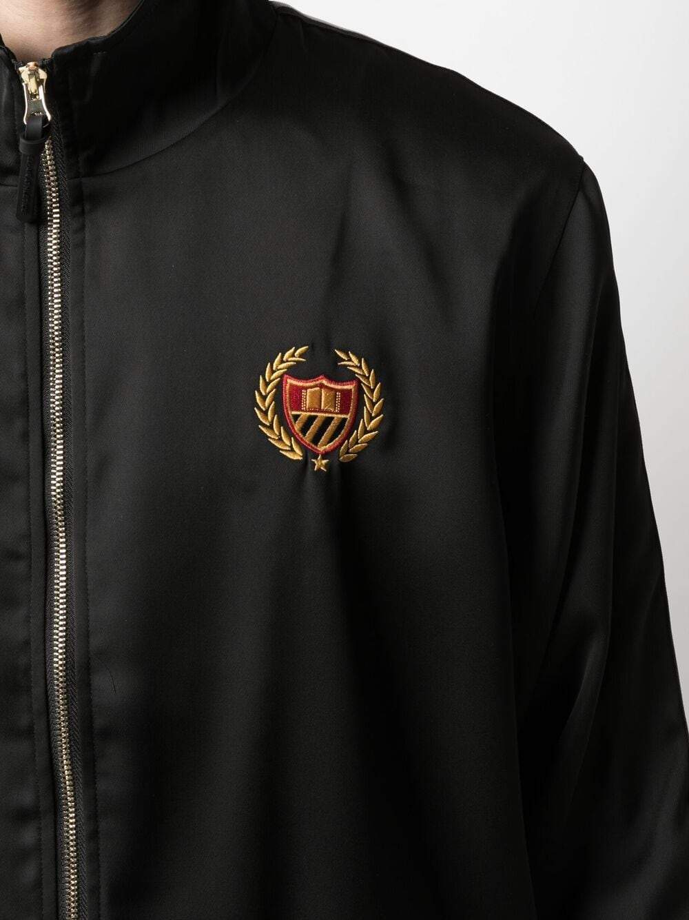 BEL-AIR ATHLETICS Logo Embroidered Track Jacket Black