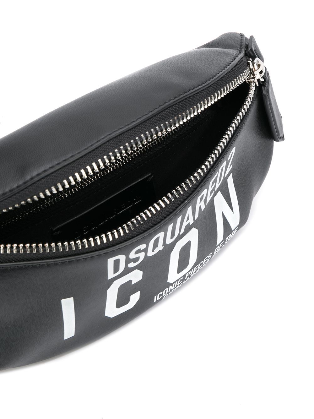 DSQUARED Icon Print Belt Bag Black - Maison De Fashion 