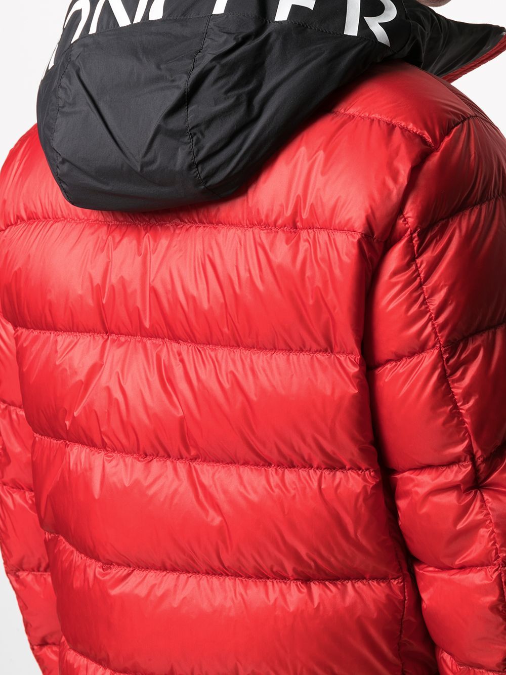 MONCLER Provins Padded Jacket Red - MAISONDEFASHION.COM