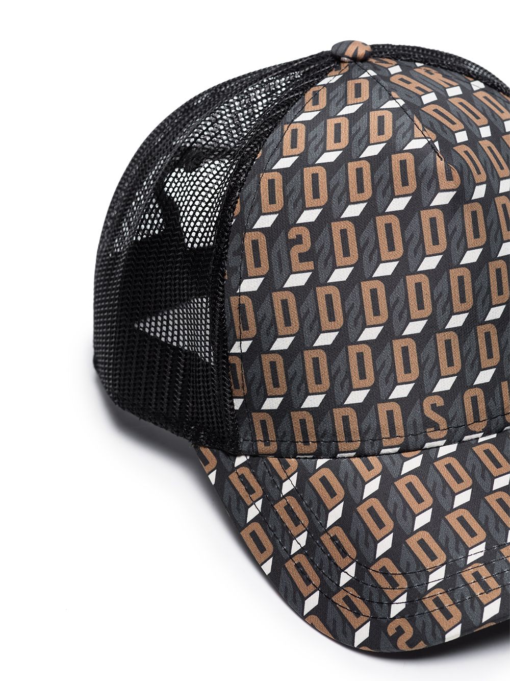 DSQUARED2 Monogram logo baseball cap Black – MAISONDEFASHION.COM