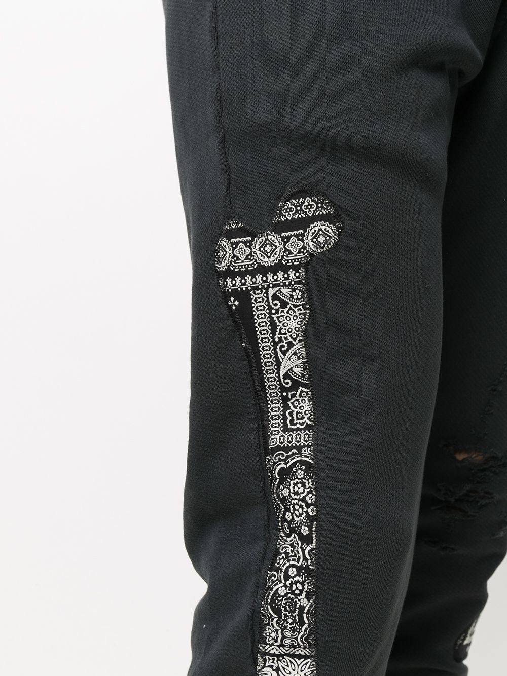 ALCHEMIST Burnout Rider Joggers Black - MAISONDEFASHION.COM