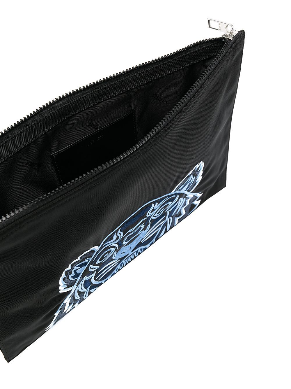 Kenzo Canvas Tiger Embroidered Pouch Black – MAISONDEFASHION.COM