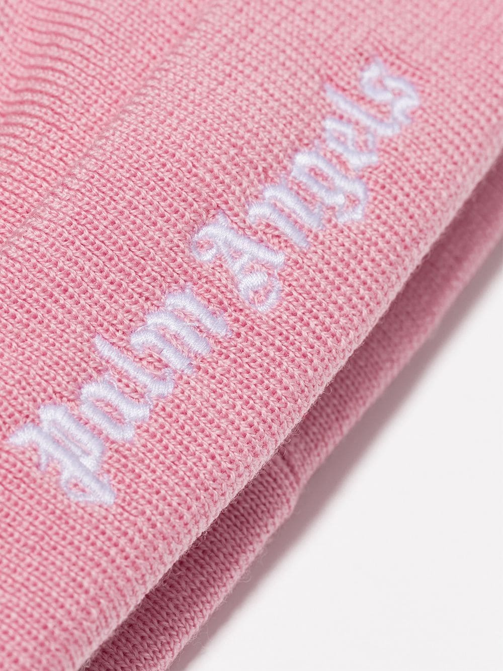 PALM ANGELS KIDS Bear wool knitted beanie Pink - MAISONDEFASHION.COM