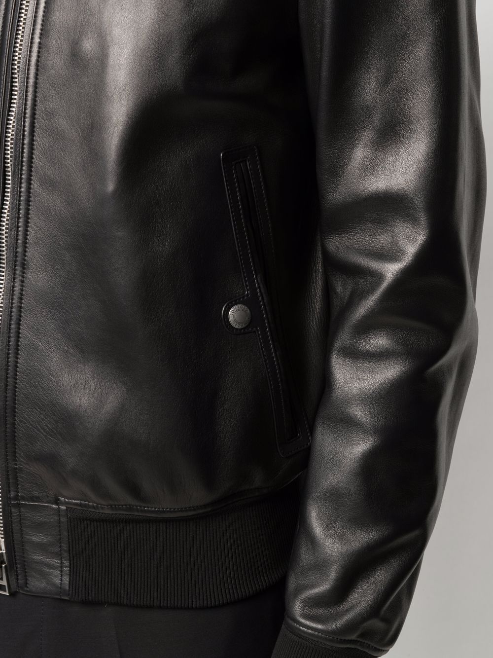 TOM FORD Leather Short Jacket - MAISONDEFASHION.COM