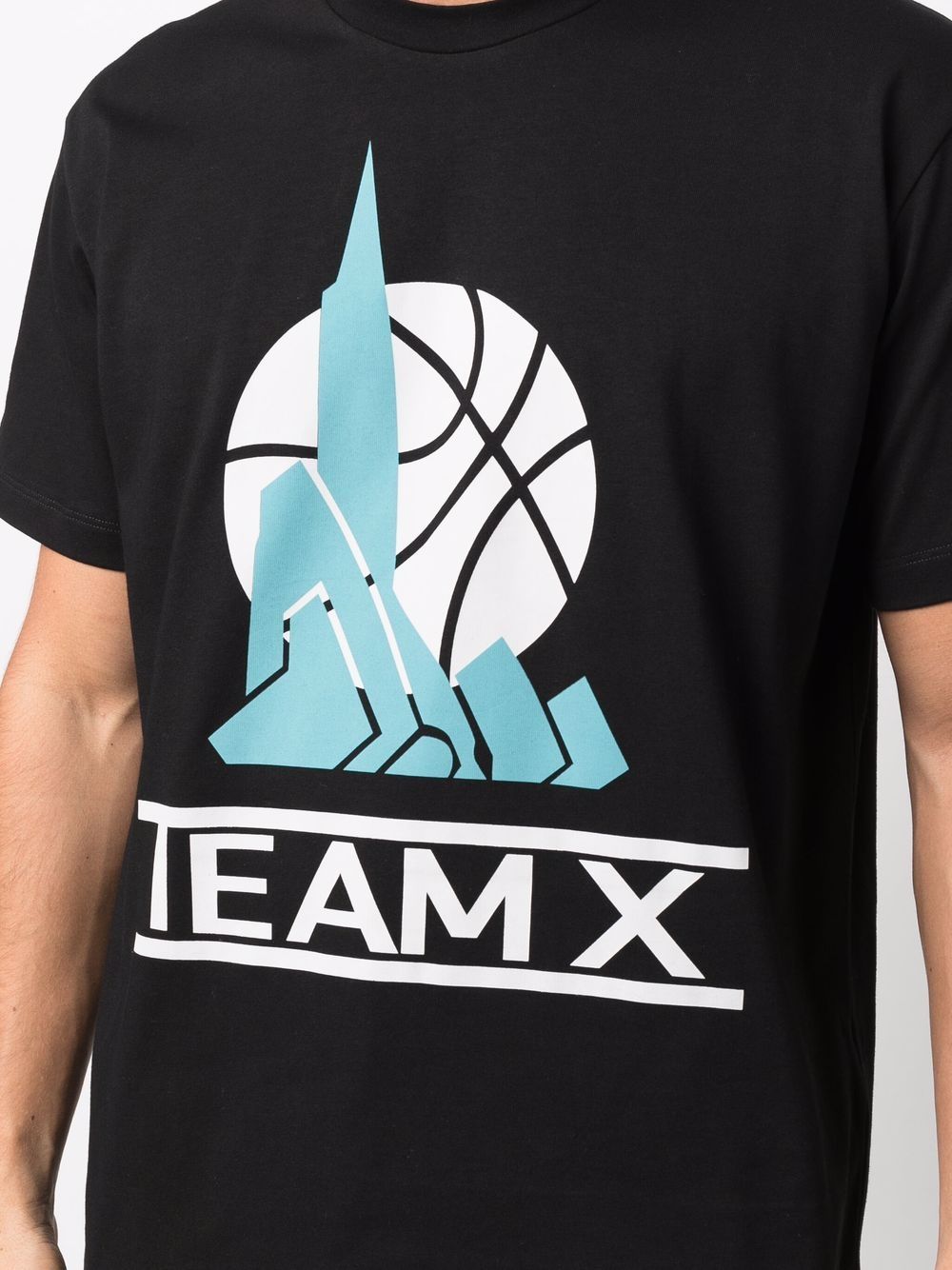 JUST DON Team X T-Shirt Black - MAISONDEFASHION.COM