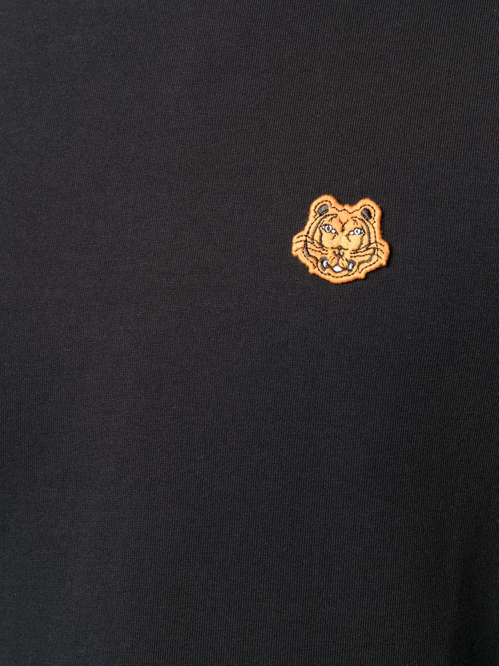 KENZO Mini Tiger Logo T-Shirt Black - MAISONDEFASHION.COM