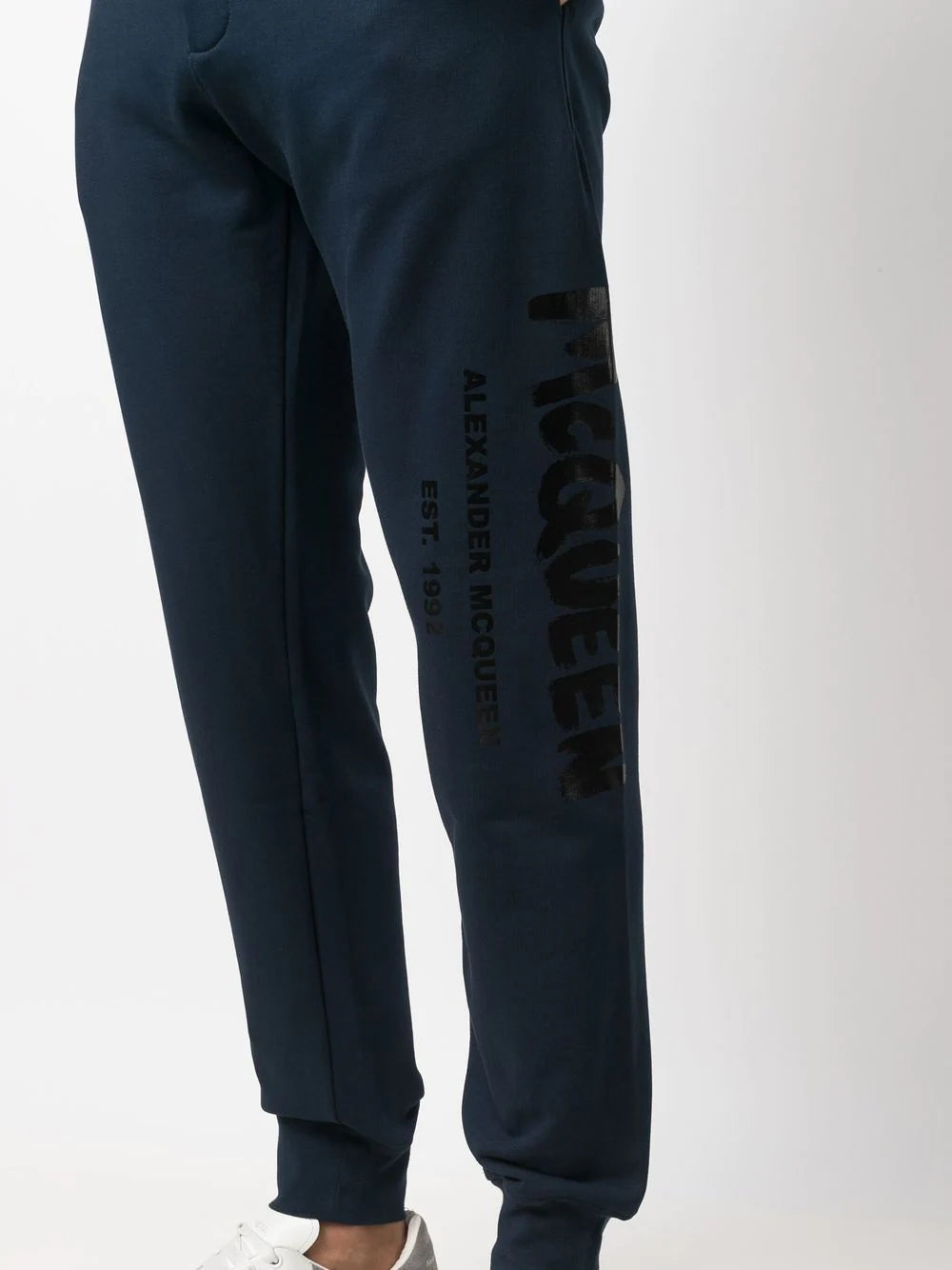 【送料&関税込】Alexander McQueen Graffiti Logo Print Sweats Alexander McQueen | Graffiti Joggers | Closed Hem Fleece