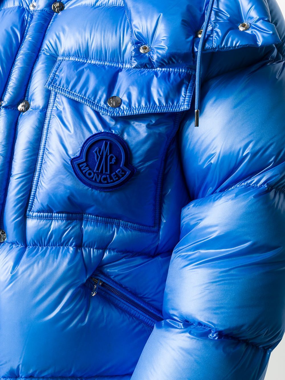 MONCLER Lamentin Hooded Padded Jacket Blue – MAISONDEFASHION.COM