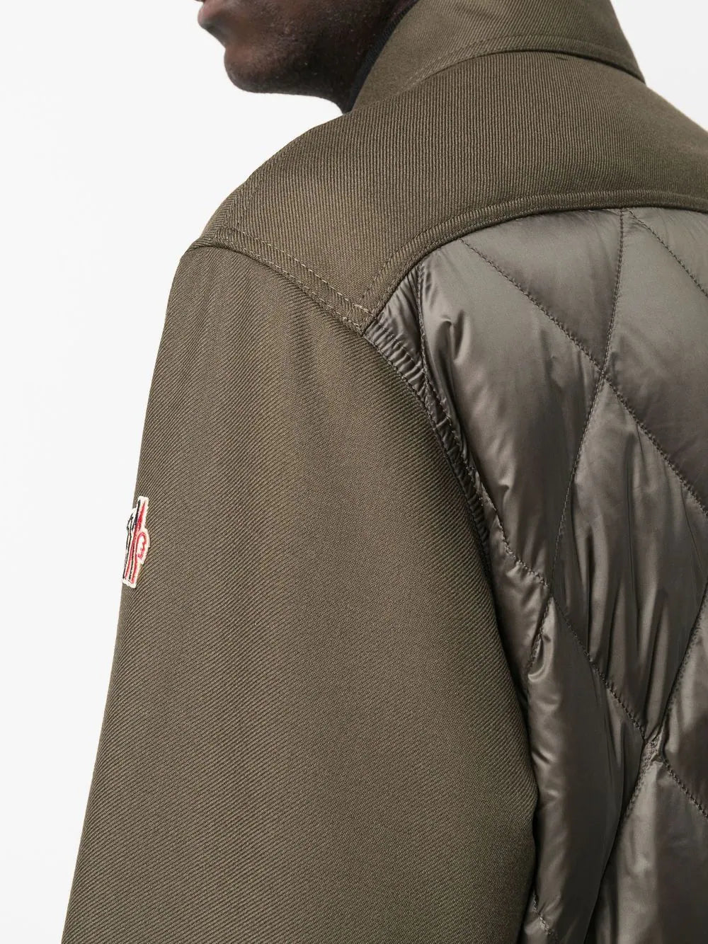 MONCLER GRENOBLE Ornon Shirt Jacket Green - MAISONDEFASHION.COM