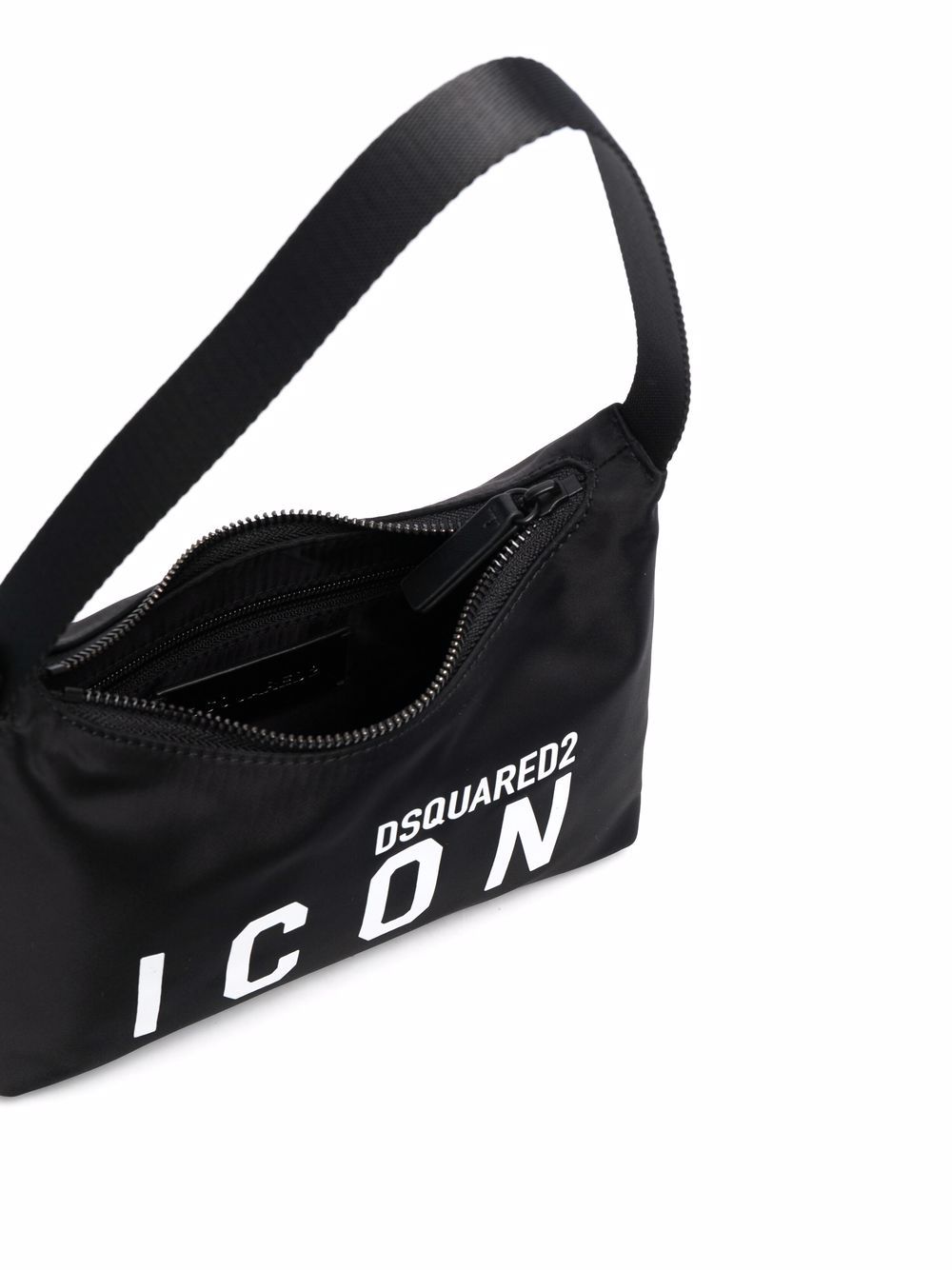 DSQUARED2 WOMEN D2 Icon Mini Bag Black - MAISONDEFASHION.COM