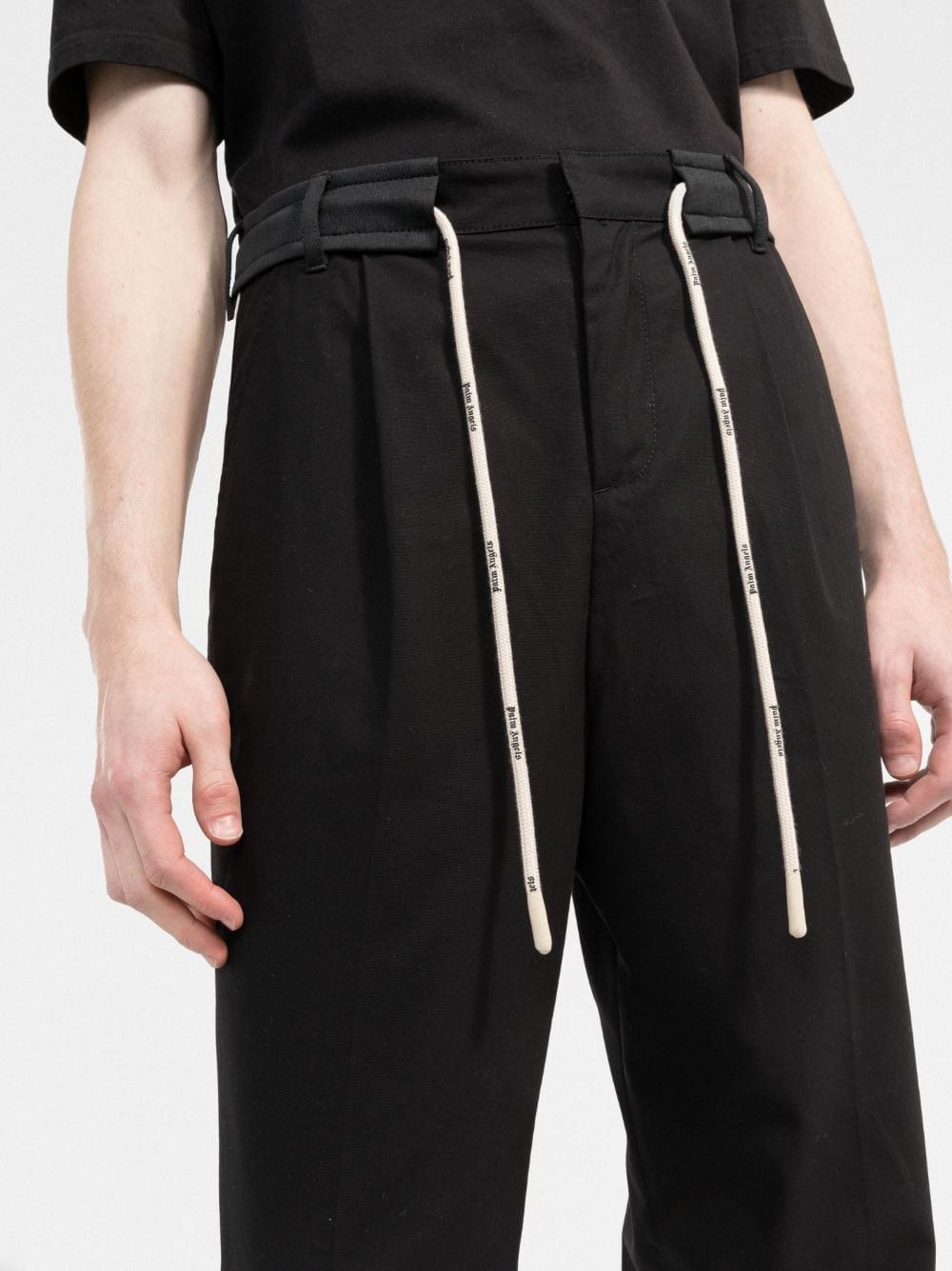 PALM ANGELS Track Belt Pants Black - MAISONDEFASHION.COM