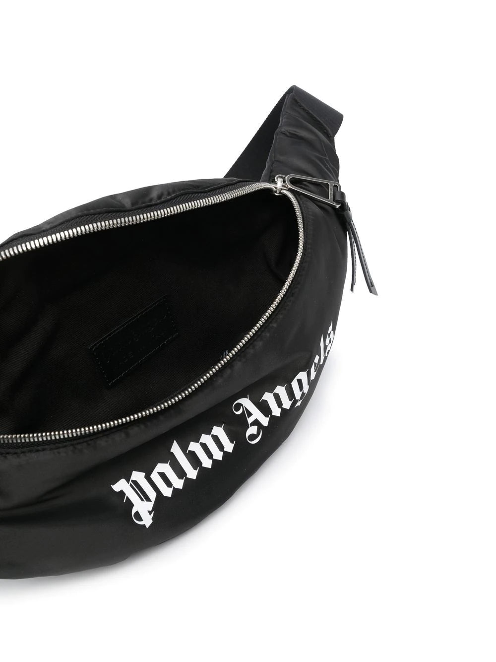 PALM ANGELS Classic Logo Fanny Pack Black/White - MAISONDEFASHION.COM