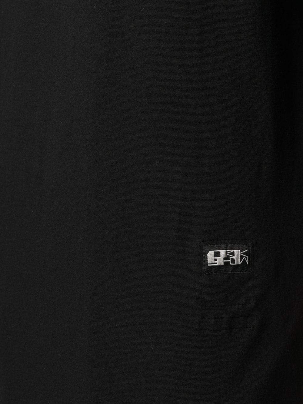 Rick Owens DRKSHDW Long Sleeve Level T-Shirt Black - MAISONDEFASHION.COM