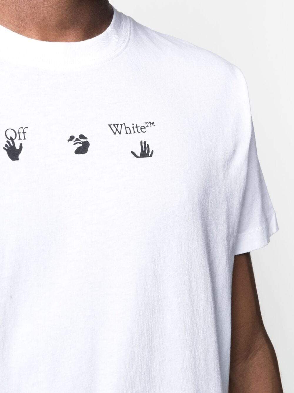 OFF-WHITE Red Marker Slim T-Shirt White – MAISONDEFASHION.COM
