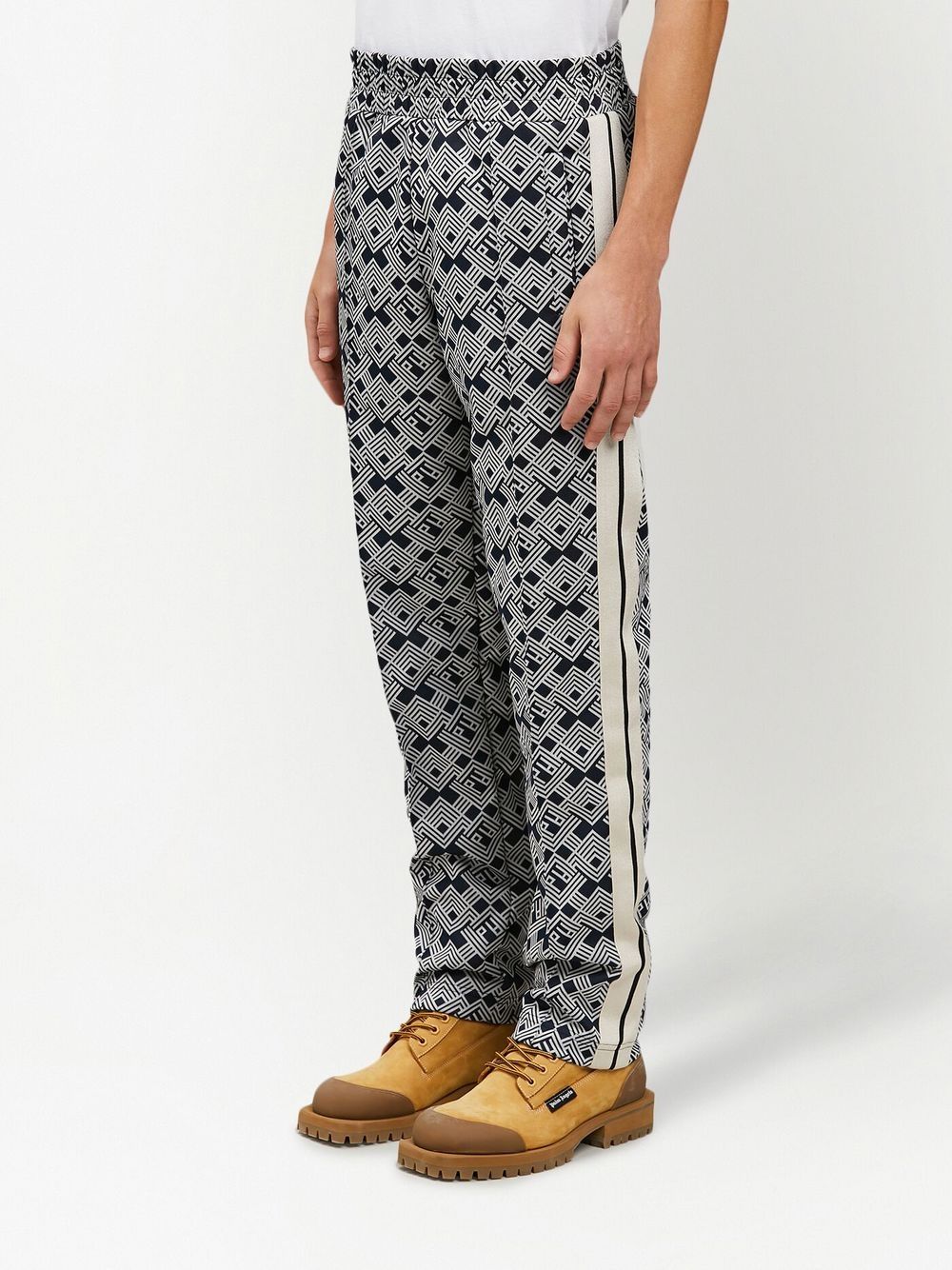 【関税＆送料込み】Palm Angels Pa Trousers In Jacquard PALM ANGELS Pa Jacquard Pants Navy Blue – MAISONDEFASHION.COM
