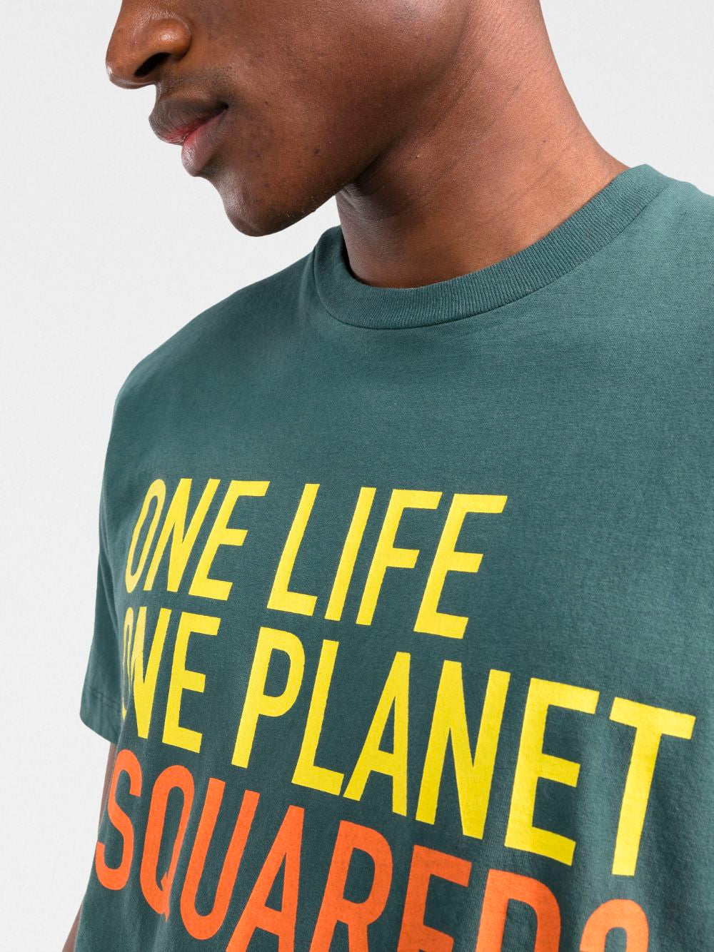 トップス DSQUARED2 One Life One Planet DSQUARED2 Icon Logo T-Shirt White Maison De Fashion