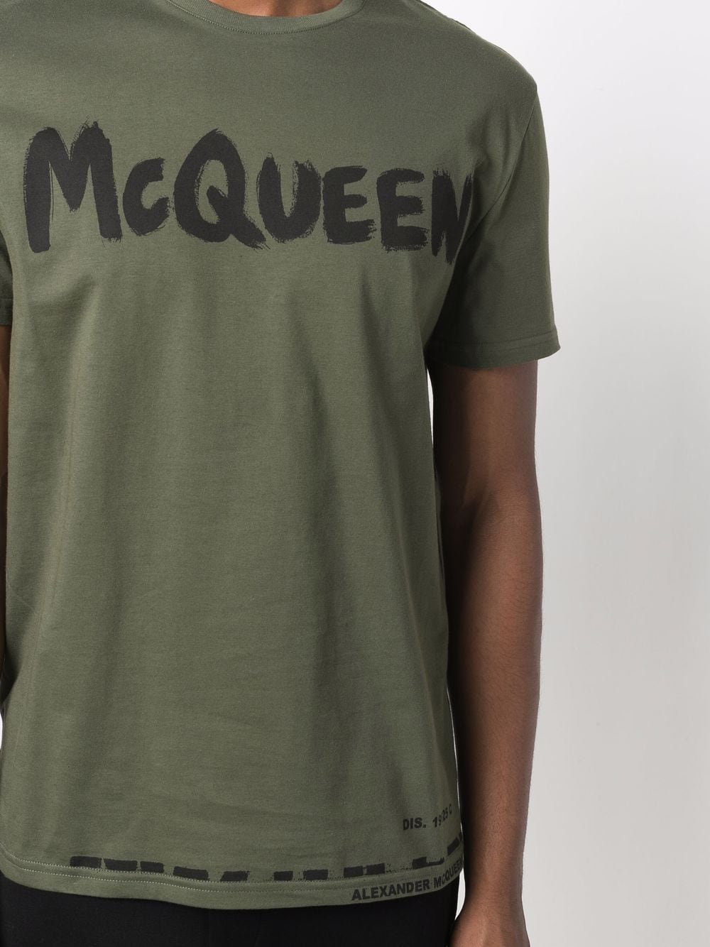 ALEXANDER MCQUEEN T-Shirt Khaki - MAISONDEFASHION.COM