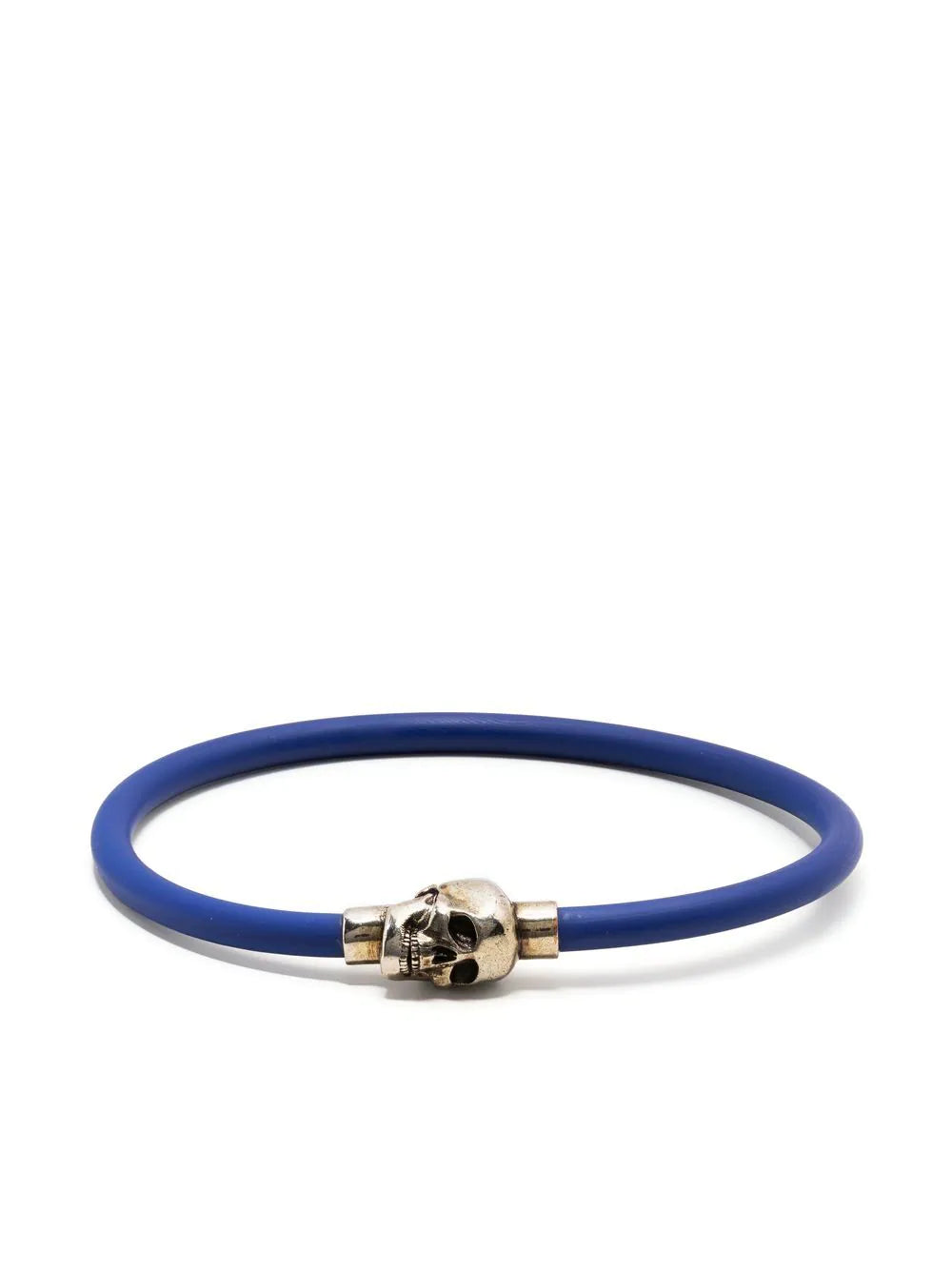 ALEXANDER MCQUEEN Skull Charm Bracelet Blue - MAISONDEFASHION.COM