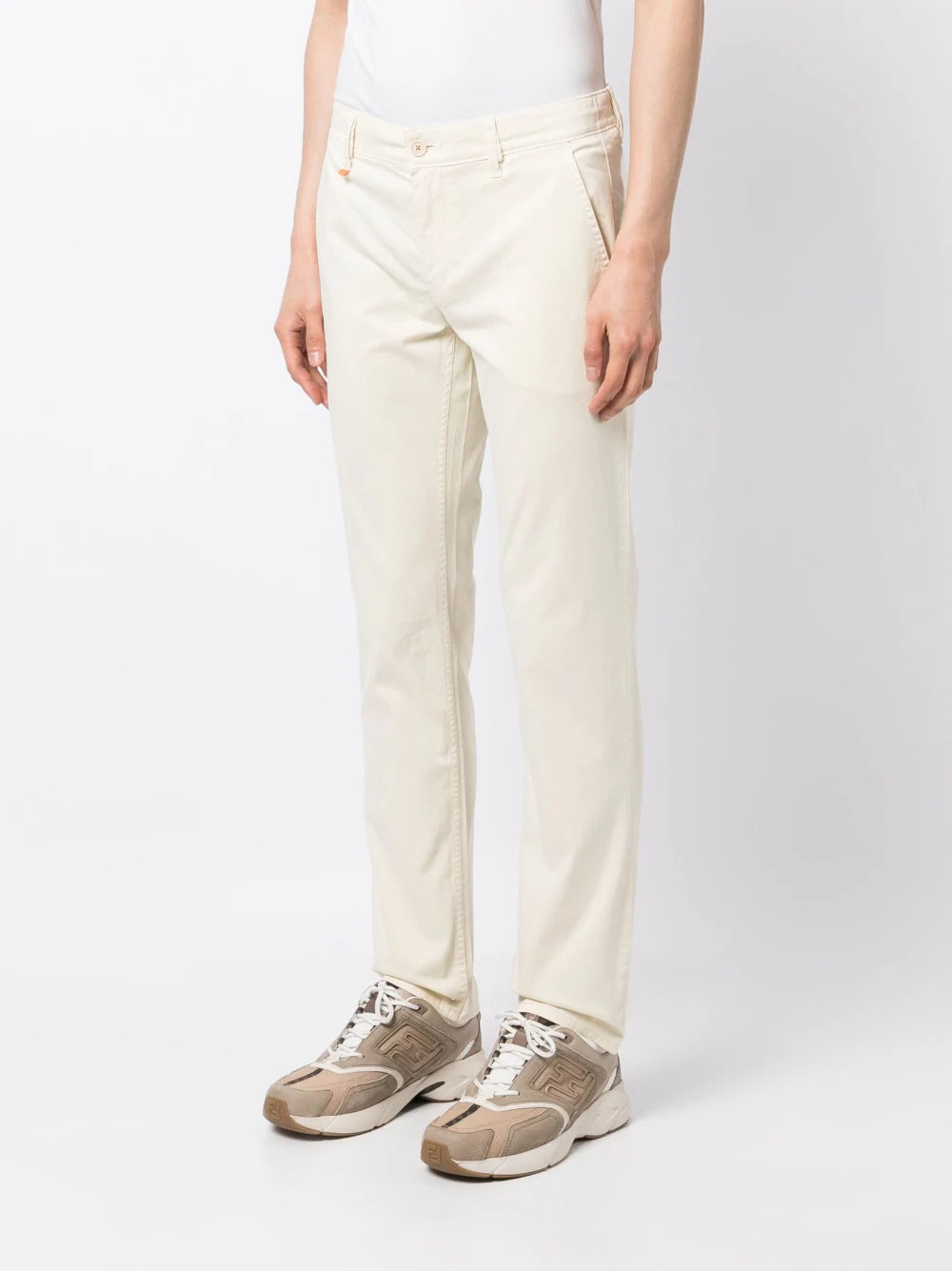 BOSS Schino-Slim D Trousers Light Beige - MAISONDEFASHION.COM