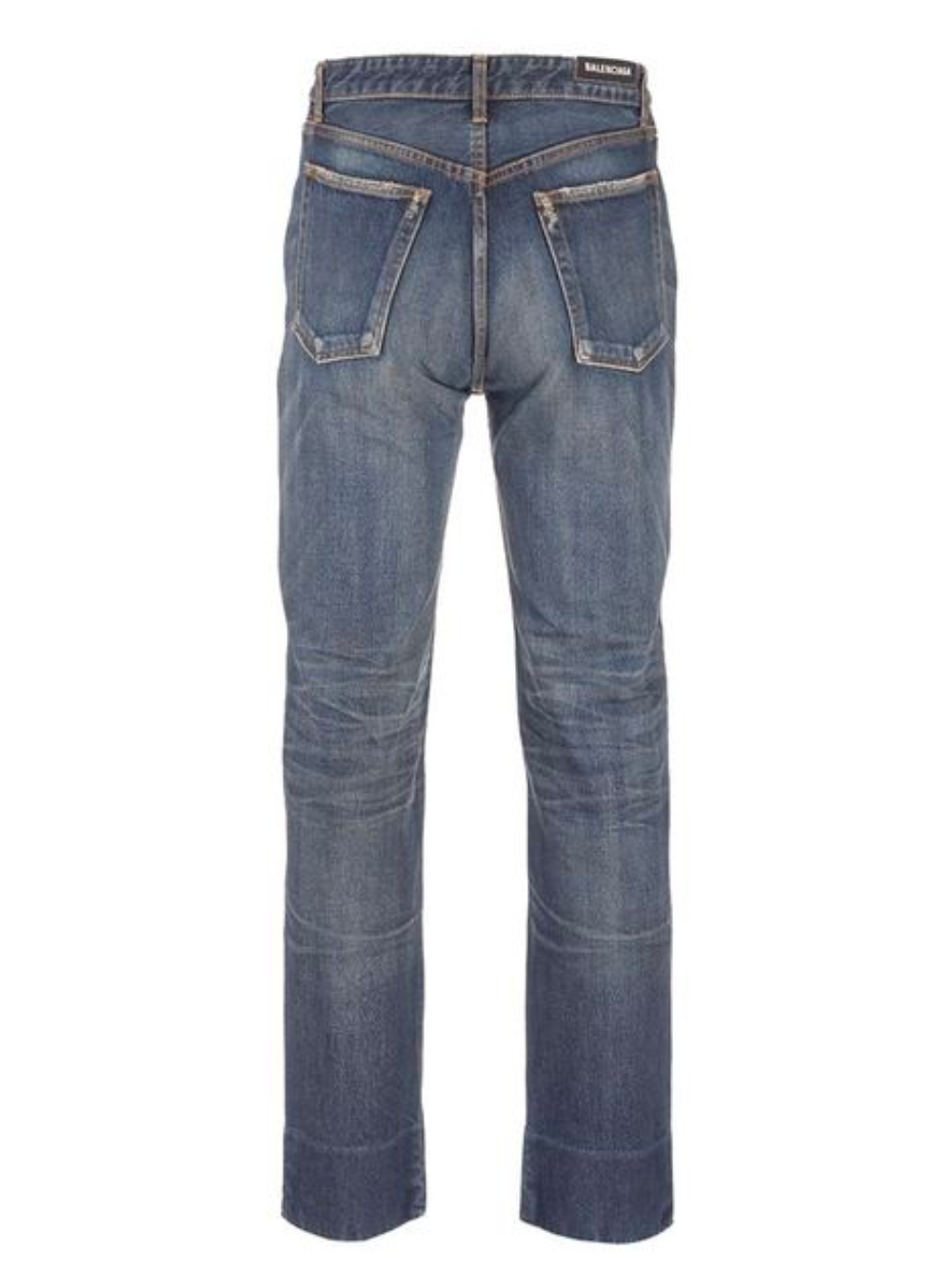 BALENCIAGA Cotton Jeans Blue - MAISONDEFASHION.COM