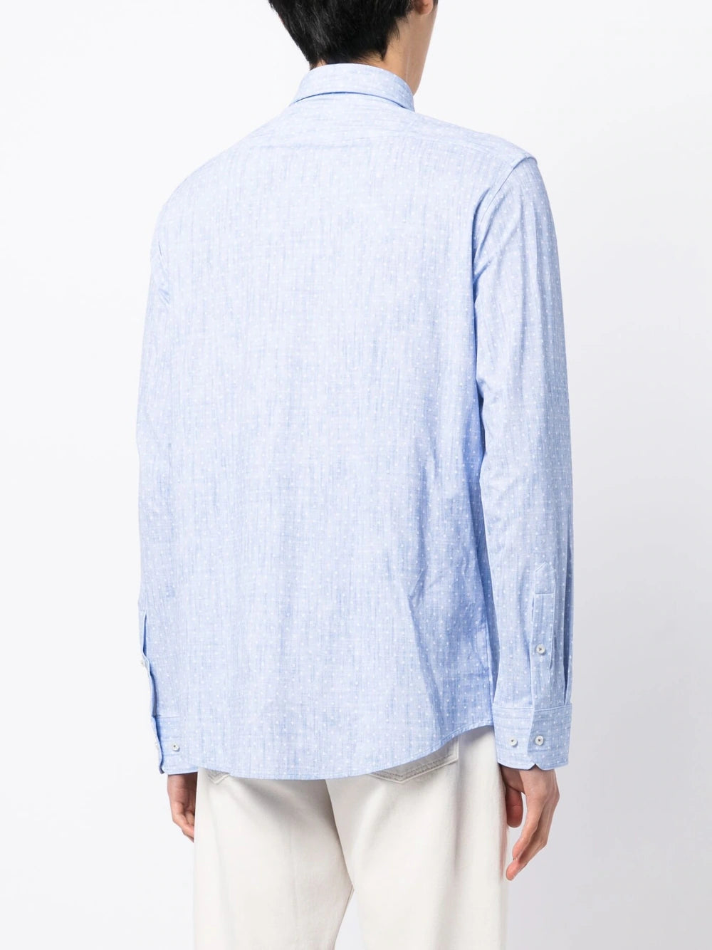 BOSS P-Joe Stretch Shirt Light/Pastel Blue - MAISONDEFASHION.COM