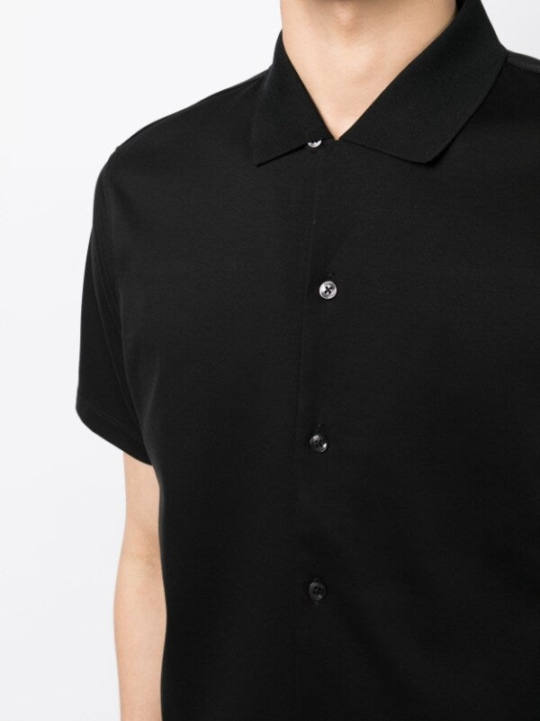 BOSS Powell Shirt Black - MAISONDEFASHION.COM