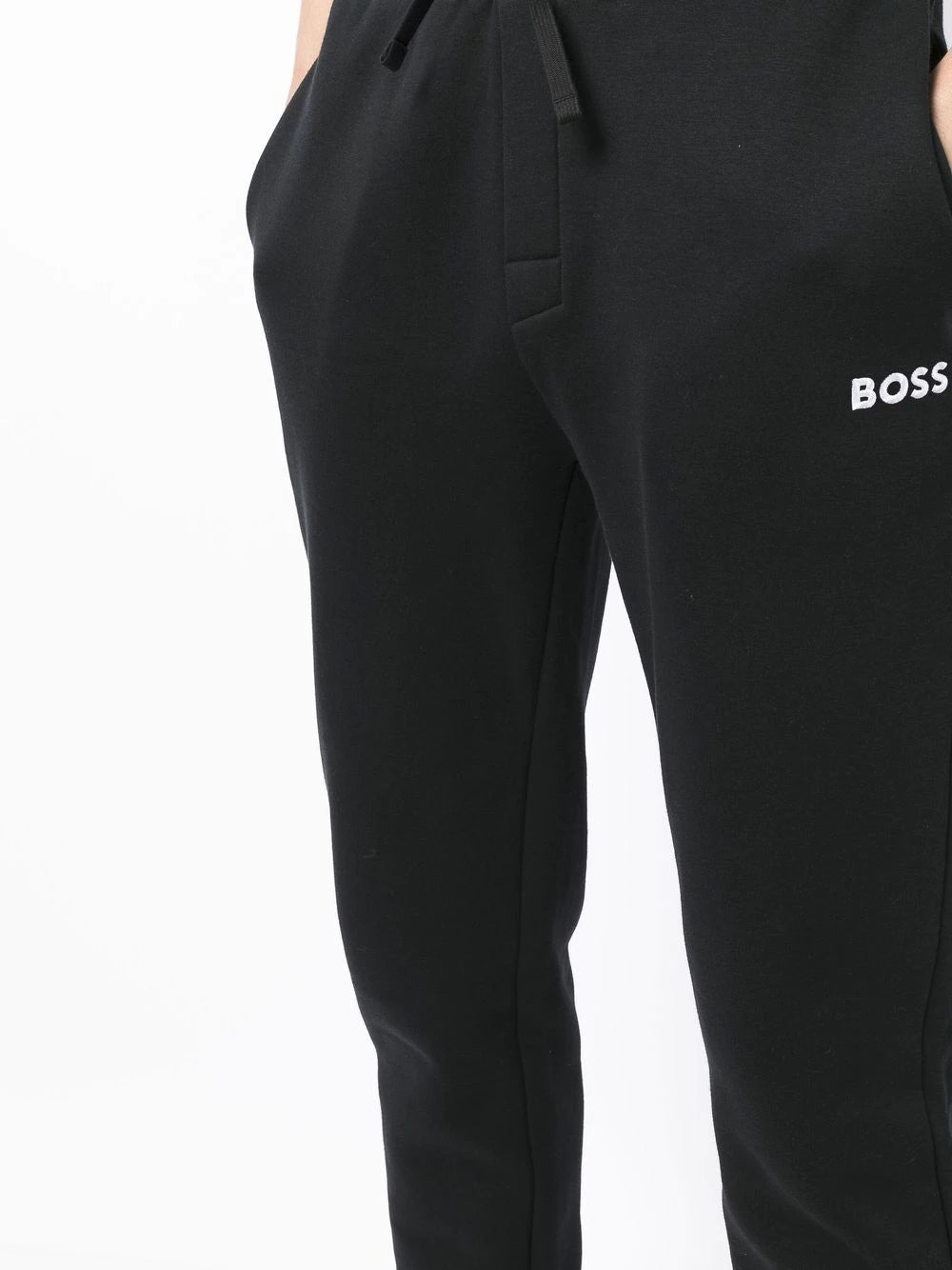 BOSS Logo-print Track Pants Black - MAISONDEFASHION.COM