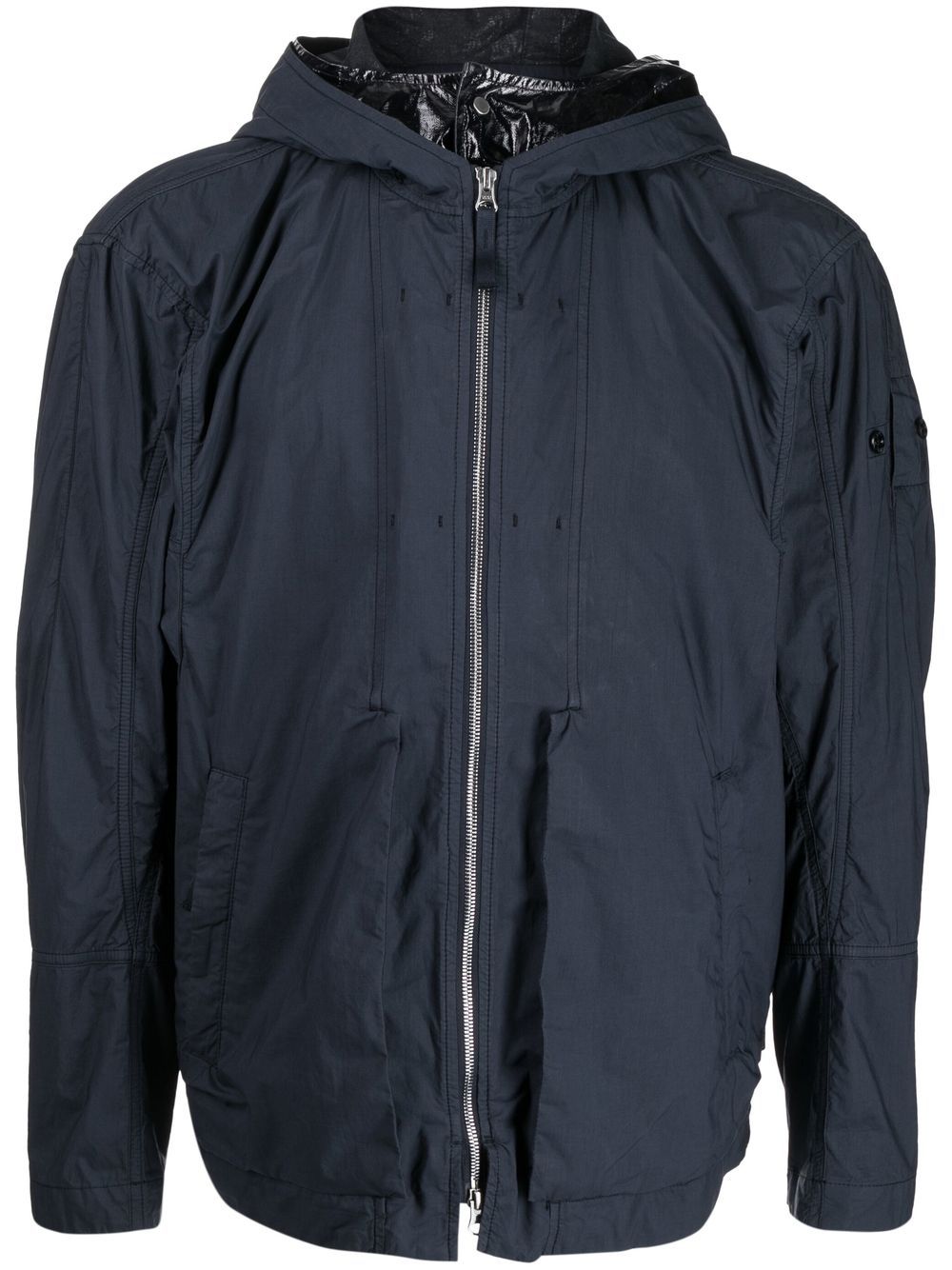 STONE ISLAND SHADOW PROJECT Zip-up hooded jacket Navy - MAISONDEFASHION.COM