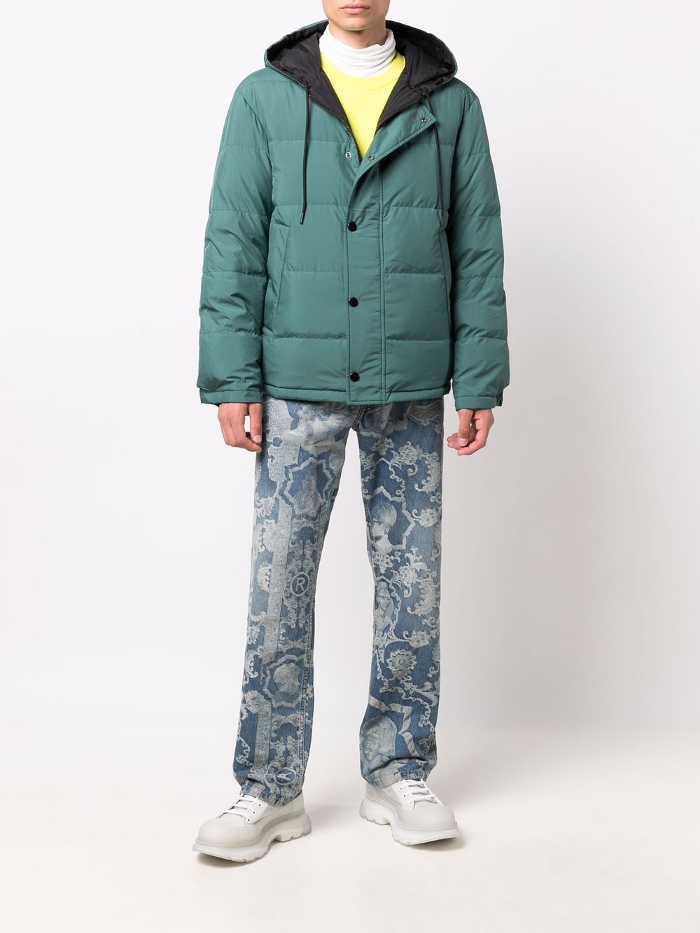KENZO Cross Logo Reversible Padded Jacket Black – MAISONDEFASHION.COM