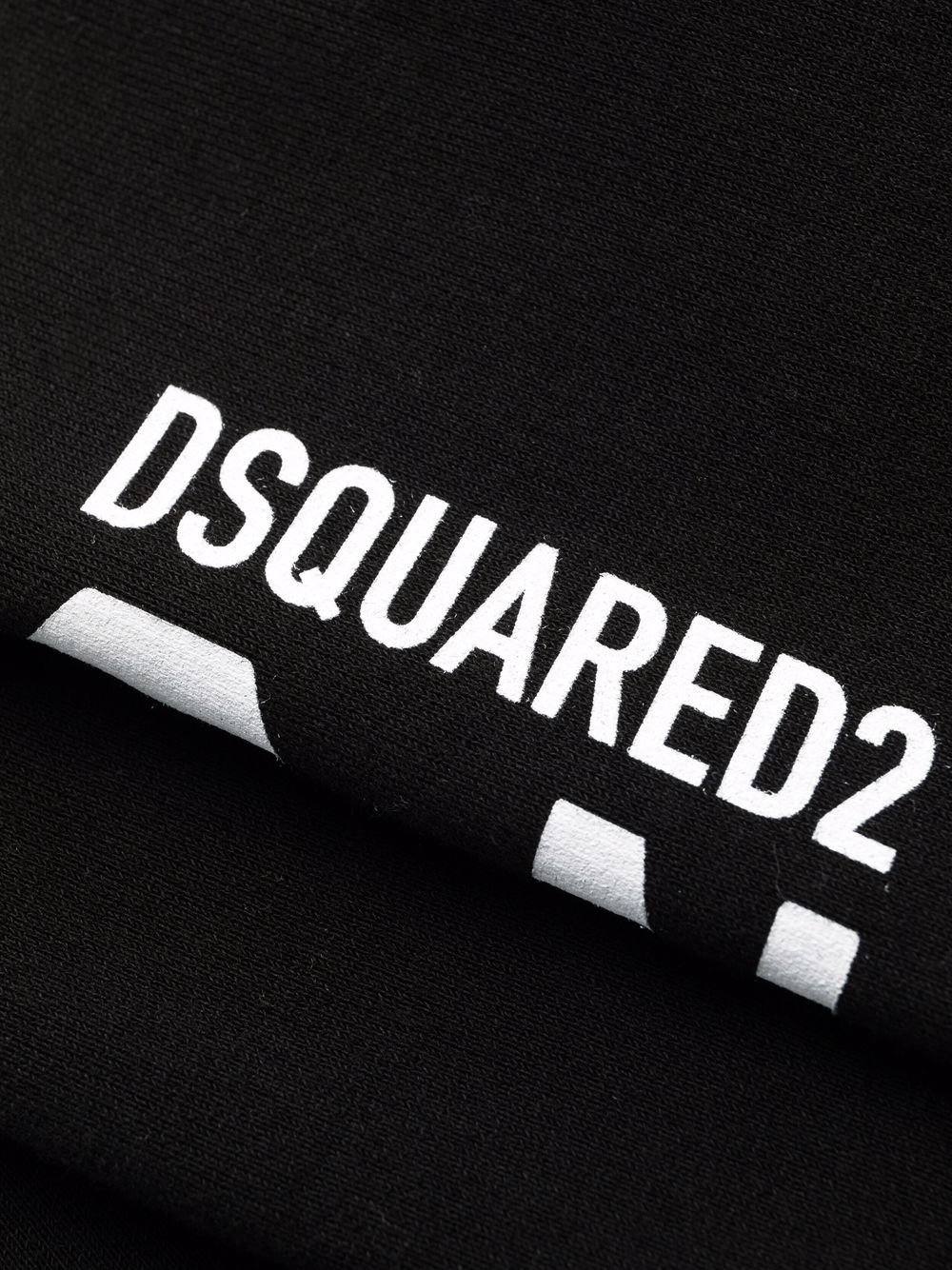 DSQUARED2 Icon logo print slim track pants Black - MAISONDEFASHION.COM