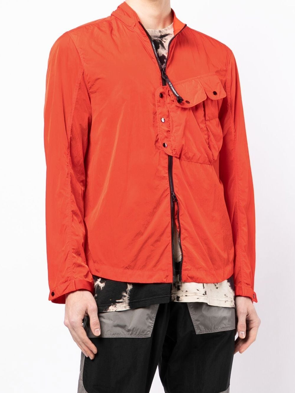 chrome-r goggle overshirt C.P COMPANY Chrome-R Overshirt Red – MAISONDEFASHION.COM