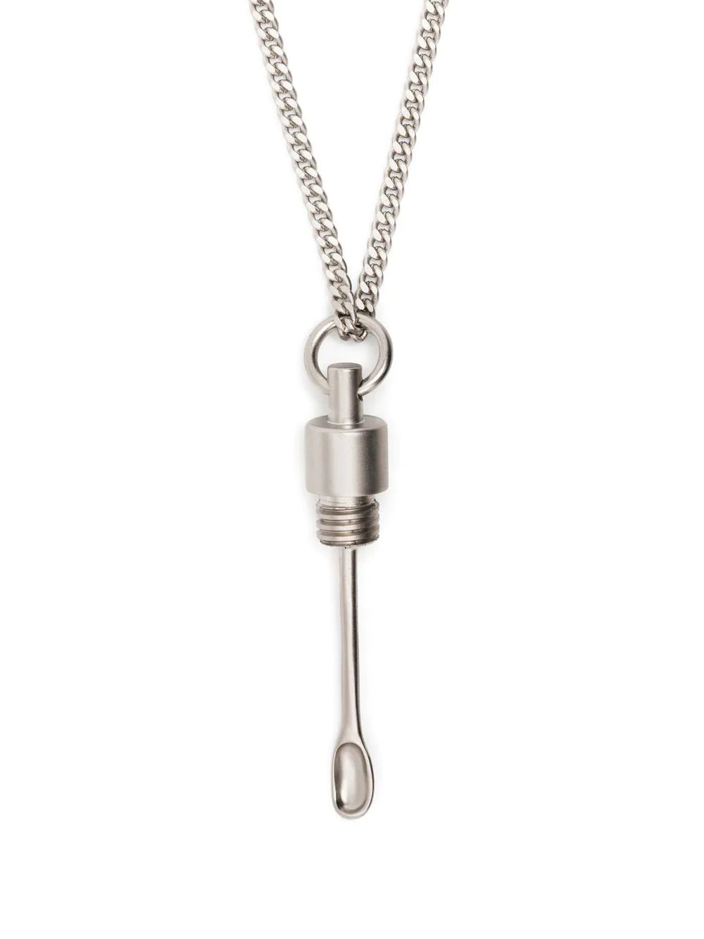 VETEMENTS Powder Necklace Silver - MAISONDEFASHION.COM