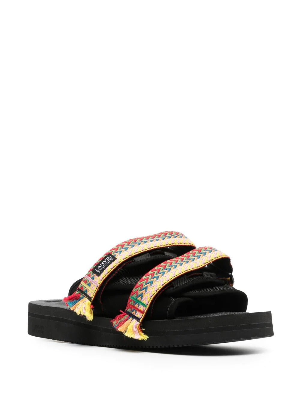 LANVIN x Suicoke Curb Sandals Black