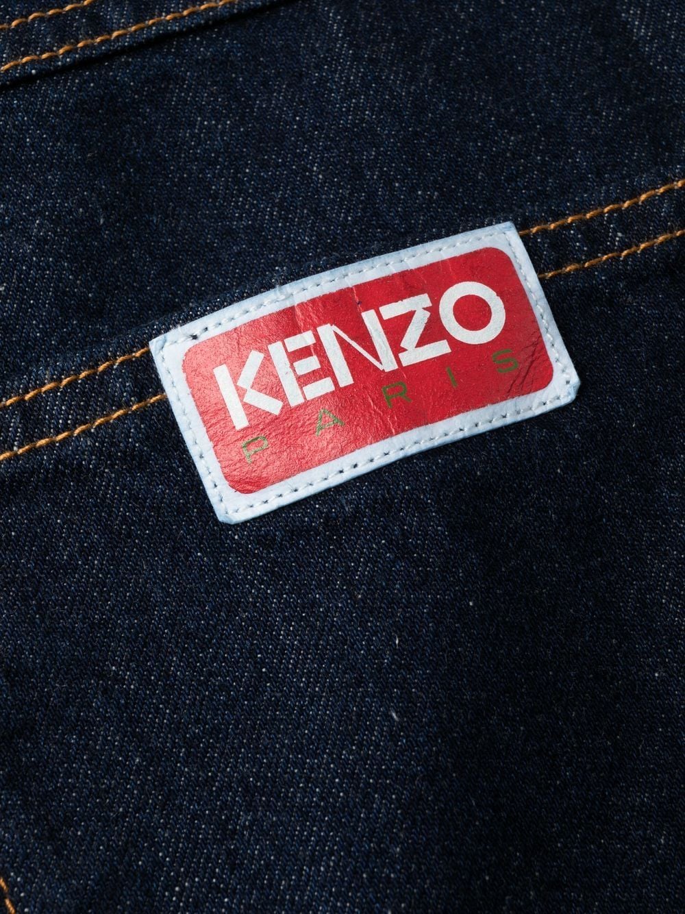 KENZO Denim Pants Rinse Jeans Blue Denim - MAISONDEFASHION.COM