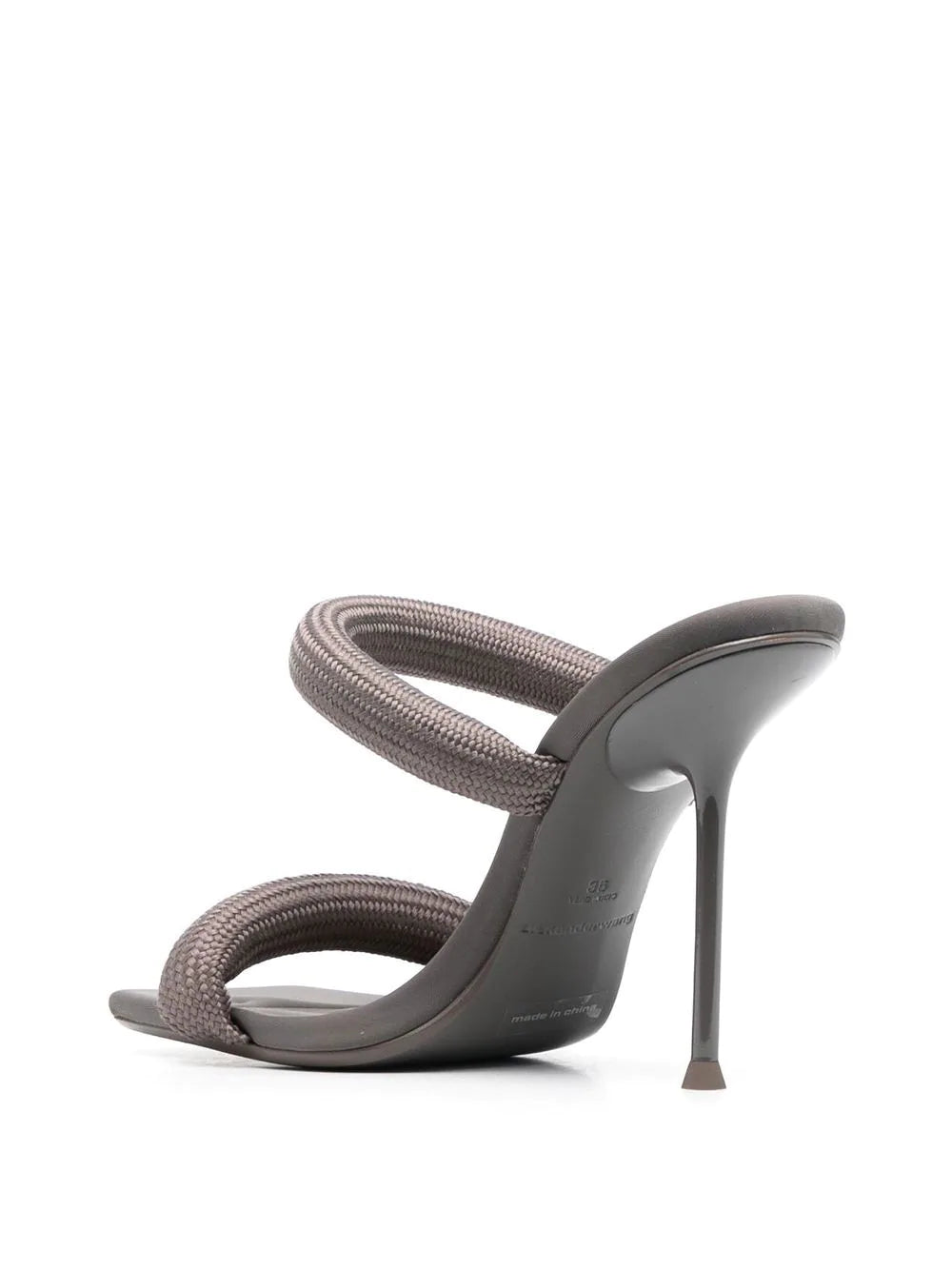 ALEXANDER WANG WOMEN Julie 110mm Padded-strap Sandals Eiffel - MAISONDEFASHION.COM